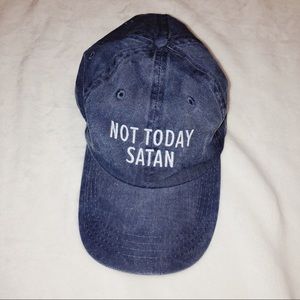 Port Company Not Today Satan dad baseball cap hat